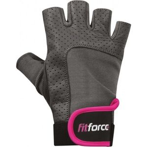 Fitforce PFR01 Mănuși fitness, gri, mărime XS imagine