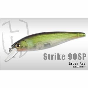 Vobler Strike 90SP 9cm 10gr Green Ayu Herakles imagine