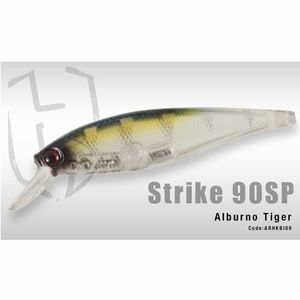Vobler Strike 90SP 9cm 10gr Alburno Tiger Herakles imagine