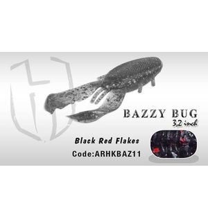 Vobler Bazzy Bug 3.2" 8cm Black Red Flakes Herakles imagine