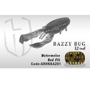 Vobler Bazzy Bug 3.2" 8cm Watermelon Red Flakes Herakles imagine
