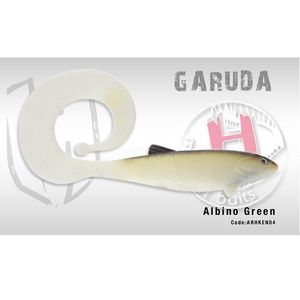 Garuda Shad 35cm 160gr Albino Green Herakles imagine