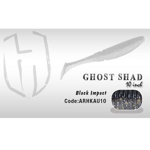 Shad Ghost 10cm Black Impact Herakles imagine