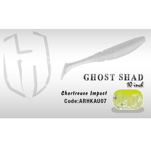 Shad Ghost 10cm Chartreuse Impact Herakles imagine