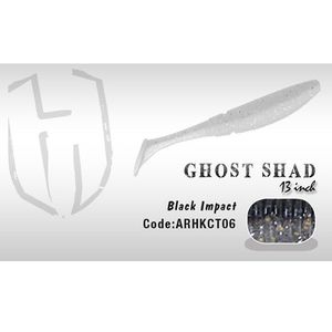 Shad Ghost 13cm Black Impact Herakles imagine