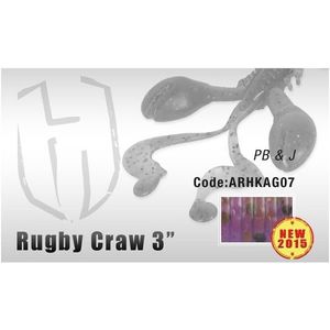 Grub Rugby Craw 3" 7.6cm PB & J Herakles imagine