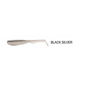 Shad Soul Shad Black Silver 7.5cm 10buc/plic Rapture imagine