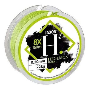 Fir textil Jaxon Hegemon 8X Flash, verde fluo, 150m (Diametru fir: 0.14 mm) imagine