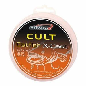 Fir textil Climax Cult Catfish X-Cast, portocaliu, 250m (Diametru fir: 0.39 mm) imagine