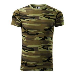 Malfini Camouflage tricou, green 160g/m2 imagine