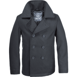 Brandit Pea Coat haină de bărbaţi, neagră imagine