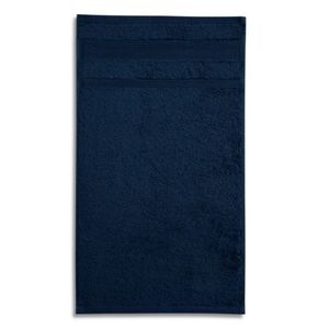 Malfini Organic prosop mic 30x50cm, albastru închis imagine