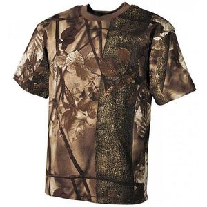 MFH tricou camuflaj hunter-braun, 170g/m² imagine