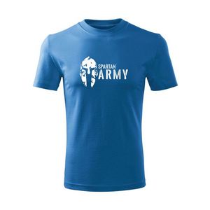 DRAGOWA Tricou de copii scurt Spartan army, albastru imagine