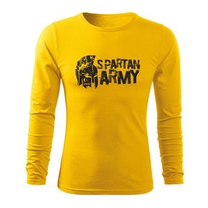 DRAGOWA Fit-T tricou cu mânecă lungă Aristón, galben 160g/m2 imagine