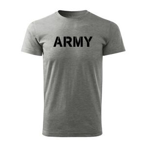 DRAGOWA tricou Army, gri 160g/m2 imagine