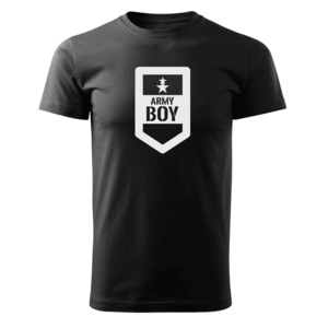 DRAGOWA tricou army boy, negru 160g/m2 imagine