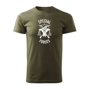 DRAGOWA tricou special forces, măsliniu 160g/m2 imagine