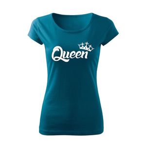 DRAGOWA tricou de damă queen, petrol blue 150g/m2 imagine