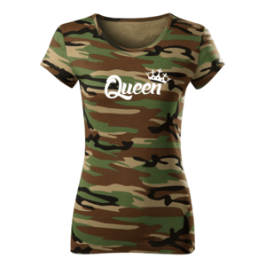 DRAGOWA tricou de damă camuflaj queen, 150g/m2 imagine