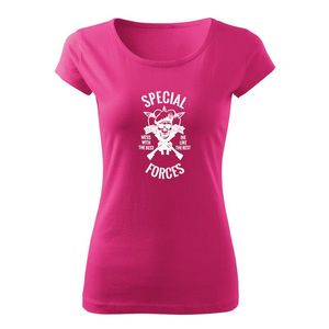 DRAGOWA tricou de damă special forces, roz150g/m2 imagine