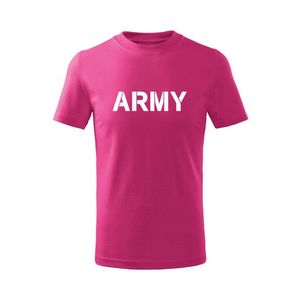 DRAGOWA Tricou de copii scurt Army, roz imagine