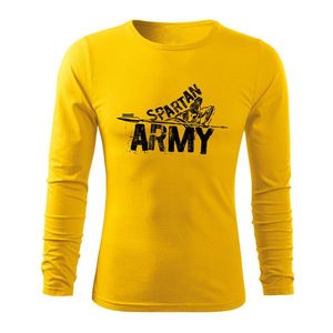 DRAGOWA Fit-T tricou cu mânecă lungă Nabis, galben 160g/m2 imagine