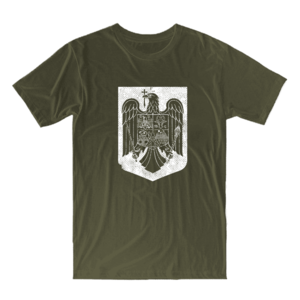 DRAGOWA tricou "emblema natională", oliv 160g/m2 imagine