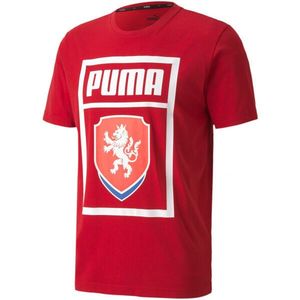 Puma FACR PUMA DNA TEE Tricou fotbal bărbați, roșu, mărime imagine
