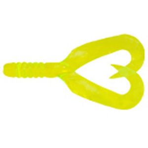 Twister Mann's Twintail, Fluo Chartreuse, 4cm, 8buc imagine