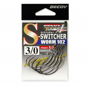 Carlige Offset Decoy S-Switcher Worm 102 (Marime Carlige: Nr. 2/0) imagine