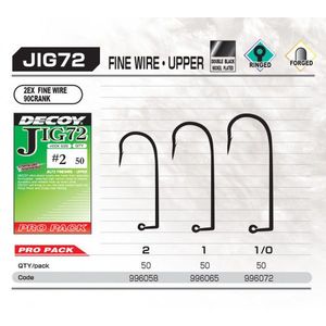 Set Carlige Jig Decoy Pro Pack Jig72 Upper Fine Wire (Marime Carlige: Nr. 1) imagine