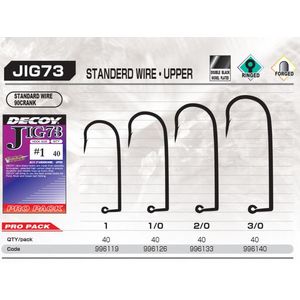 Set Carlige Jig Decoy Pro Pack Jig73 Upper Standard Wire (Marime Carlige: Nr. 1) imagine