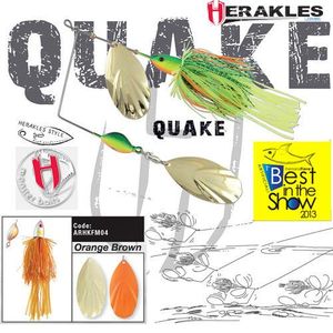 Spinnerbait Herakles Quake, Orange/Brown, 42g imagine