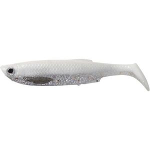 Naluca Savage Gear Bleak Paddle Tail, White-Silver, 8cm, 4g, 4bc imagine