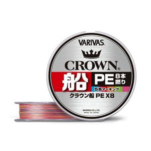 Fir textil Varivas Crown Fune PE X8, Multicolor, 300m (Diametru fir: 0.40 mm) imagine