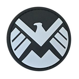 WARAGOD Petic 3D Round Marvel Shield 6cm imagine