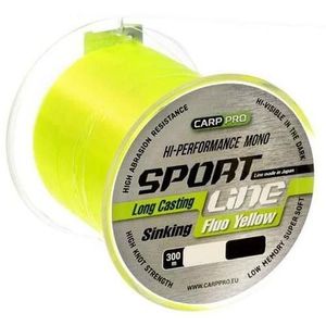 Fir Carp Pro Sport Line, galben-fluo, 300m (Diametru fir: 0.28 mm) imagine