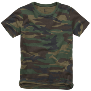 Tricou Brandit pentru copii cu mânecă scurtă, woodland imagine