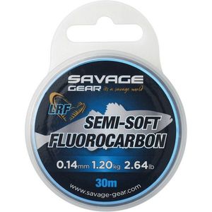 Fir inaintas Savage Gear Semi-Soft Fluorocarbon LRF, transparent, 30m (Diametru fir: 0.14 mm) imagine