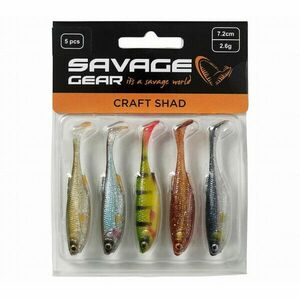 Mix shaduri Savage Gear Craft, Clear Water Mix, 8.8cm, 4.6g, 5buc imagine