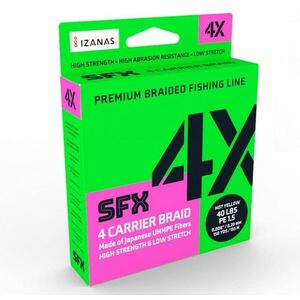 Fir textil Sufix SFX 4 Carrier Braid, Hot Yellow, 135m (Diametru fir: 0.16 mm) imagine