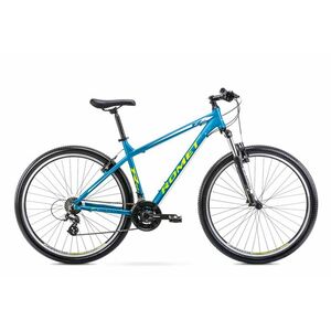 Bicicleta de munte pentru barbati Romet Rambler R9.0 Albastru/Alb/Galben 2022 imagine