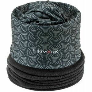 Finmark FULAR MULTIFUNCȚIONAL Fular multifuncțional din fleece, negru, mărime os imagine