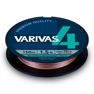 Fir textil Varivas PE 4 Marking Edition, Vivid 5 Color, 150m (Diametru fir: 0.12 mm) imagine