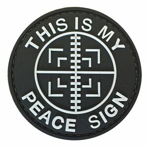 Petic WARAGOD This is my Peace sign PVC imagine