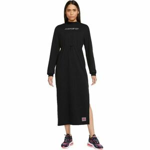 Nike NSW IC FLC LS DRESS Rochie damă, negru, mărime imagine