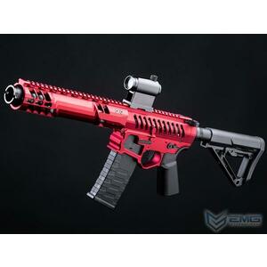 EMG F-1 FIREARMS PDW AEG - ELECTRONIC TRIGGER RED/BLACK imagine