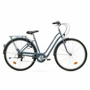 Bicicletă de oraș Cadru Jos Elops 120 Albastru imagine