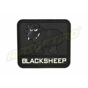PATCH CAUCIUCAT - BLACK SHEEP - FOSFORESCENT imagine